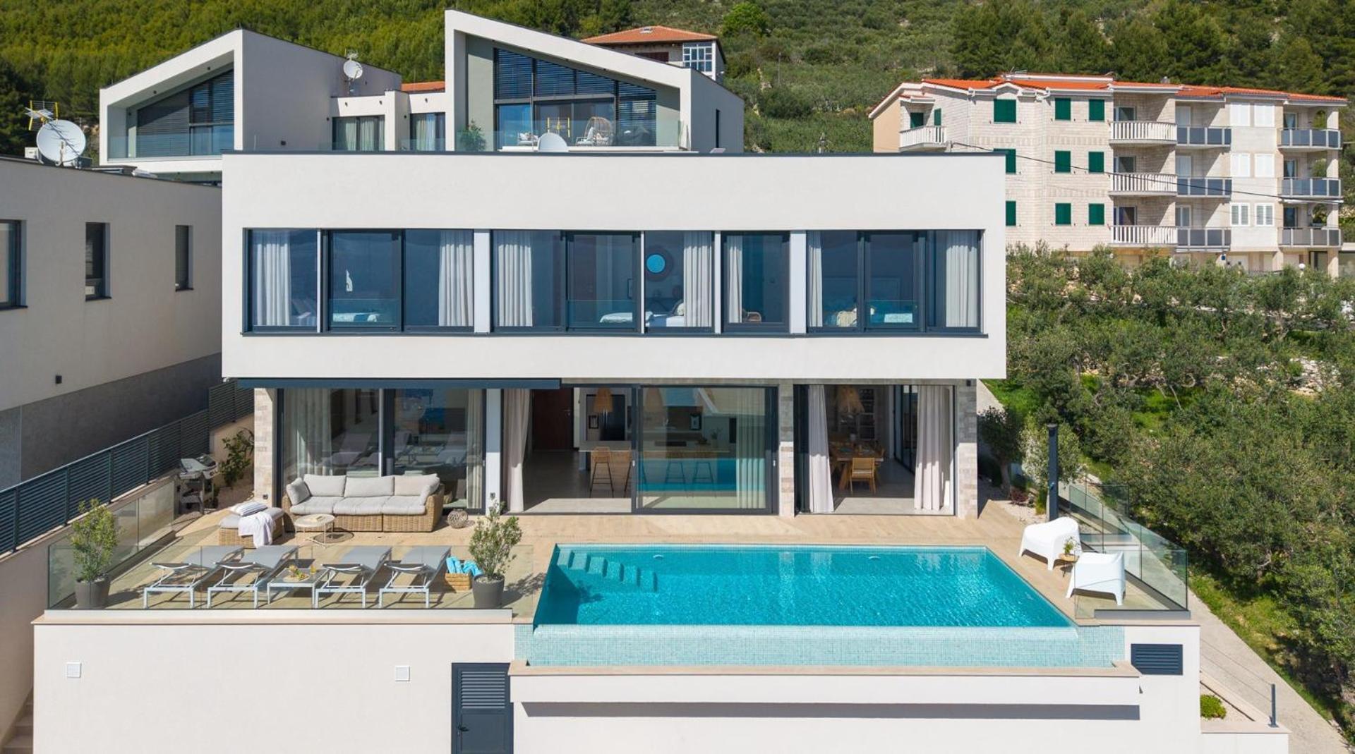 New! Ocean View Villa Jesenice (Split-Dalmatia) Exterior foto